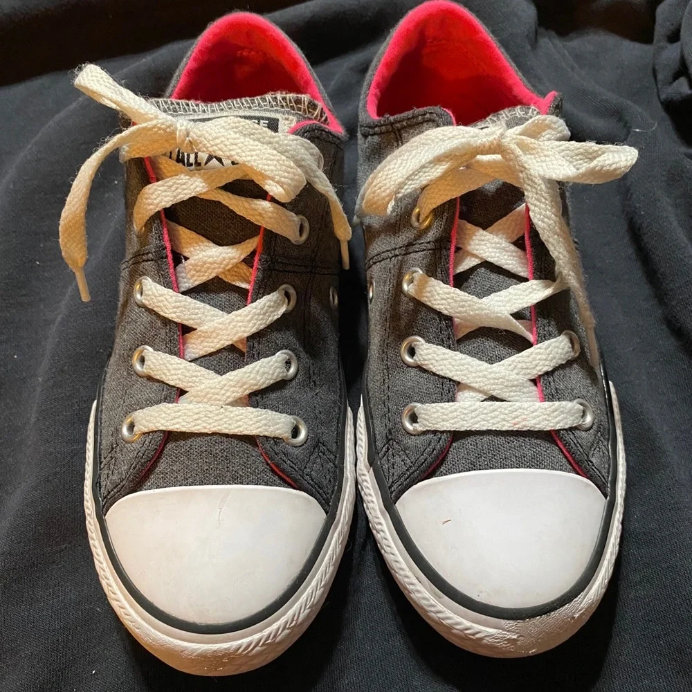 Converse All Stars pink/gray size youth 2